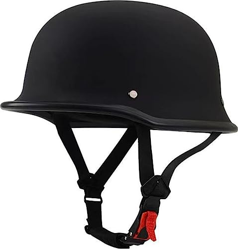 Casque De Moto Demi-Coque Casque Rétro Jet avec Doublure Amovible pour Adulte Homme Femme Moto Scooter Scooter Casque Demi-Casque Approuvé Dot/ECE
