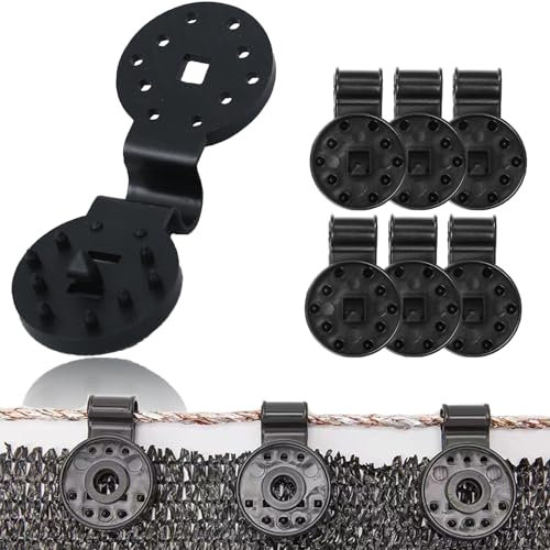 YongSral Clips de Plástico para Tela de Protección, 80 Piezas Clips para Toldos y Lonas, Clip Especial con Ojal, Clips de Plastico para Tela de Sombra, Enganches para Toldos Exterior (80 PCS)