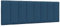 vidaXL Kopfteil-Kissen Blau 120 cm Stoff, Kopfteilkissen, Kopfkissen, Lesekissen, Kopfteilpolster, Rückenkissen, Kissen-Kopfteil, Kopfteil Polster