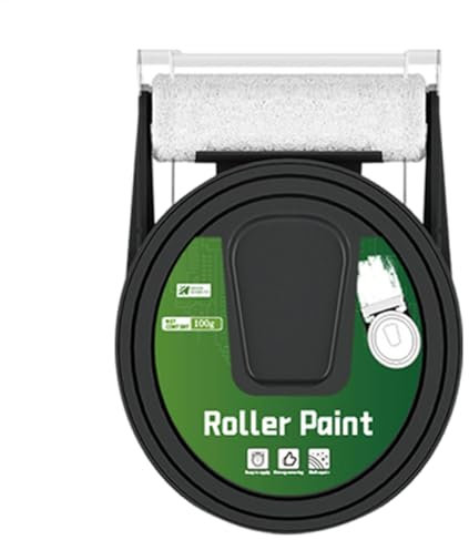 Brosse roulante de réparation murale, petit rouleau détachant mural, 11,4 x 8,9 cm, distribue de patching, rouleau de peinture au latex, rouleau blanc, outil de, compact et léger pour plus de