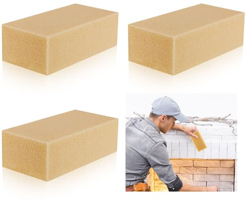 Tessco for you 3 Pcs Reusable Soot Eraser Sponge for Dry Cleaning - Effective Soot Remover for Pet Hair, Dust, and Dirt on Painted Walls, Books, and Car Interiors