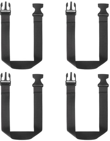 QUARKZMAN 4Pcs Cintura Estensione per Marsupio 18 X 1 Cintura Estensione per Marsupio Borsa A Tracolla Zaino Nero