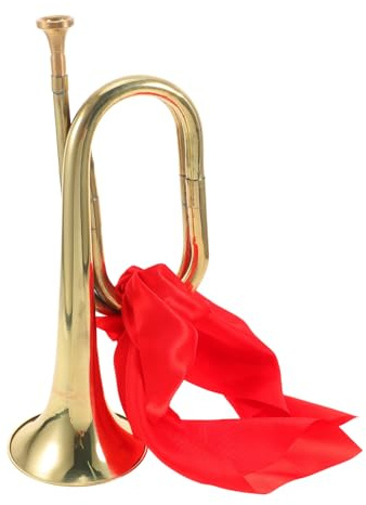 Toddmomy Trompeta para Niños de Aleación de Cobre Ligera y Fácil de Transportar, Instrumento de Viento Adecuado para Principiantes y Estudiantes Diseño Duradero y Acabado