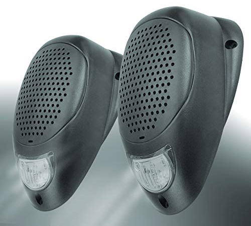 Altoparlanti satellitari resistenti all'acqua da 7,6 cm con illuminazione a LED per camper e vasca idromassaggio, coppia