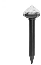 BRADAS - CTRL-MO113S, Dissuasore per talpe, roditori, vipere, Repellente ultrasuoni con ricarica solare sulla testa, H 27,5 cm, Raggio di azione 15 m.