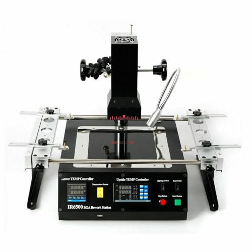 IR6500 BGA infraröd lödning omarbetsstation arbetsplats svetsning lödstation reballing värmemaskin svetsning reparation uppvärmning avlödningsstation infraröd kit soldering Welding Machine svart