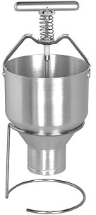 Hakka 3L Aluminium Donut Making Machine with 6 Gear Adjustable Width,Manual Dough Dispenser for Doughnuts Lightweight and Easy to Operate