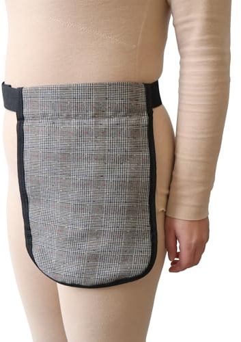 POONGURY Supporto per sacchetto di urina, copertura per sacchetto catetere portatile, supporto per catetere in tessuto morbido con cintura, facile da usare, sicuro e nascosto