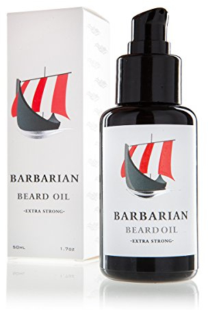 Bartöl Bartpflege Made in Germany - Mr. Burton´s Barbarian Beard Oil - 50ml natürlich mit Arganöl vegan bio