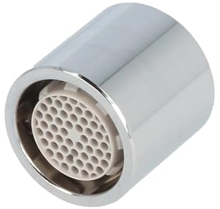 tecuro Strahlregler M18x1 Innengewinde chrom LongLife Qualität mit Schmutzsieb und Schmutzvorsatz, für Design-Armaturen