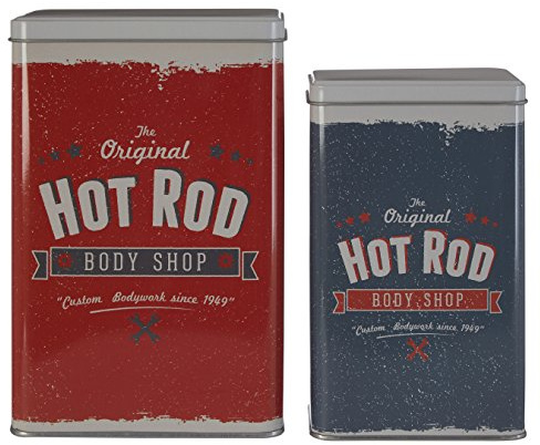 Premier Housewares Storage Canister, Multi-Colour, 19 x 9 x 6 cm