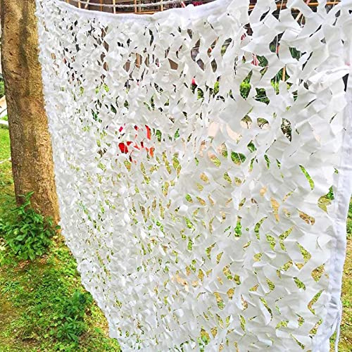 KOOEIN Military Camouflage Net,White Shade Net,Hunting Camo Netting,Garden Privacy Fence,Patio Pool Pavilion,Rectangular Shade Sail,1.5/2/3/4/5/6/7/8m,1.5x4m/4.9x13.1ft