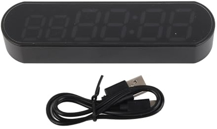 Temporizador Deportivo Multifuncional con Intervalos Personalizables 1000mAh USB para Fitness Gimnasio Entrenamiento Reloj Pantalla Clara Despertador Deportivo