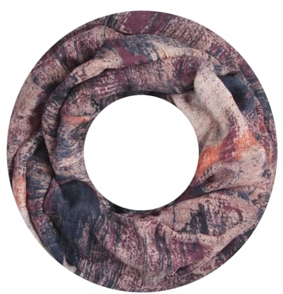 Majea Damen Loop Schal Schlauchschal Halstuch (880023) (rosa 25)