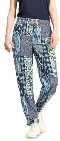 Cecil Damen Patchwork Print Hose