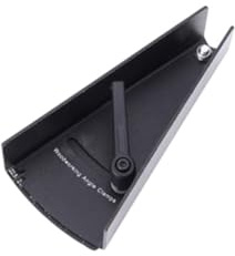LatoYard Abrazadera de ángulo de carpintería de 22,5 a 180° para proyectos de bricolaje, transportador ajustable con cuerpo de aluminio de 6 pulgadas, construcción duradera