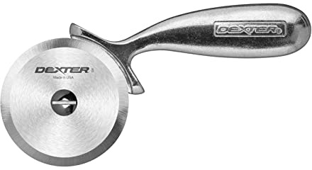Dexter Russell S3A-PCP Sani-Safe 18030 Pizza Cutter, 2-3/4 Diameter DEXSTEEL High Carbon Replaceable Blade with Durable Aluminum Handle, Professional Kitchen Pizza Slicer Tool, Commercial Grade