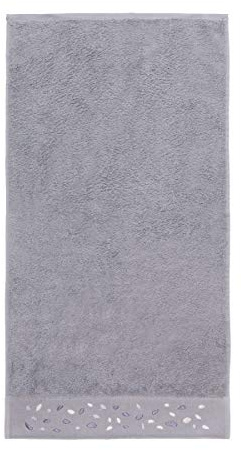 Sancarlos Piedras Toalla, 100% algodón Rizo, Gris, 30x50 cm