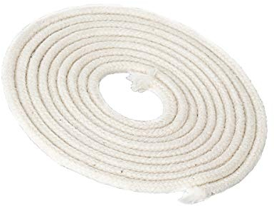 NKlaus 3m Docht mit runder Glasfaser Ø 2mm für Spirituslampe zum Schmelzen Öllampe für gereinigtes Lampenöl Paraffinöl Dauerdocht Gartenfackel Petroleumlampe 1256