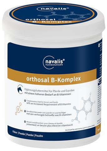 navalis orthosal B-Komplex | 500 g | Ergänzungsfuttermittel für Pferde und Equiden | Mit B-Vitaminen