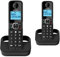 Delta Italia 2 Telefoni Cordless Duo Twin con Call Bocker per Bloccare Chiamate Indesiderate. 2 Modalità blocco . Tasto Call Block aggiungi Chiamante a Black List