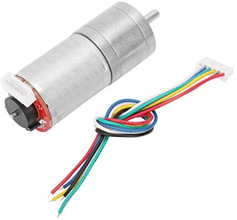 DC 12V Motor Engranaje Codificador,ReduccióN Alto Torque Engranaje Bobina Cobre Puro Para Robot Rc Coche DIY (200RPM)