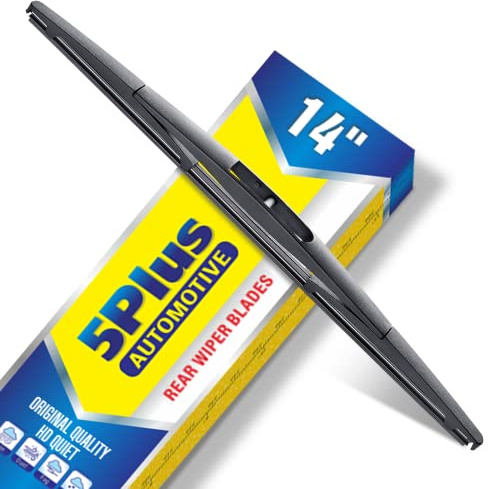 5 PLUS RearQuiet 14 Inch Rear Wiper Blade,OEM Replacement Rear Window Wiper