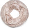 styleBREAKER Damen Loop Schal weich fließend | Seidig glänzendes Halstuch Einfarbig für Sommer & Frühling | Schlauchschal Leicht & Elegant, Farbe:Beige