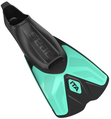 SEAC ITA, Pinne Corte da Nuoto e Snorkeling, Leggere e Potenti, per Adulti e Bambini, Tiffany, 40/41