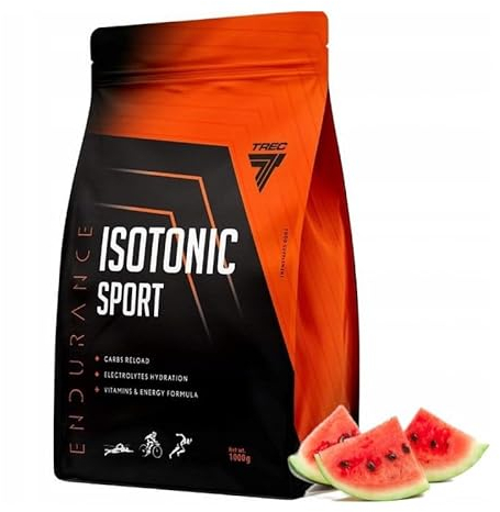 Trec Nutrition - Endurance Isotonic Sport - L-Carnitin, Taurin und B-Vitamin-Komplex - Kohlenhydrat- und Elektrolytergänzung - 1000g Pulver - Geschmack: (Wassermelone)