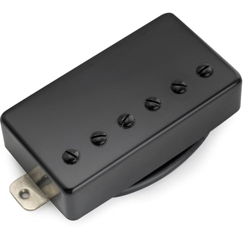 Musiclily Pro LP-CMHA Alnico 5 Covered Humbucker Bridge Pickup 16.6K Black