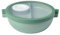 Mepal Basic bento lunch bowl Vita, Multi-Compartment, Extra dressing container and tray, Bento box, Salad lunch box, 1500 ml, Nordic sage