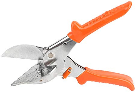 KIMISS Taglierina per Tubi in PVC Multi -Angolo, Forbici Ad Angolo di 45-135 Gradi Taglio di Legno in Legno, Plastica e Filo - 45# in Acciaio
