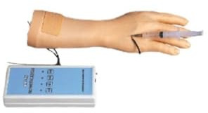 Modello elettronico di addestramento alla puntura della vena del braccio (dispositivo di allarme) for studenti di medicina, medici e infermieri