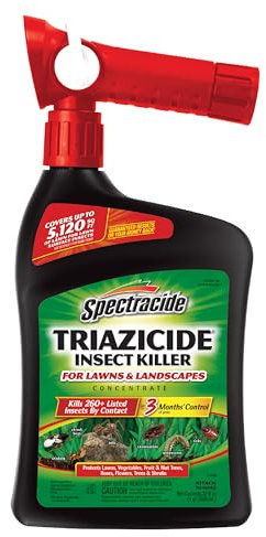 Spectracide Triazicide Insect Killer For Lawns & Landscapes Concentrate, Ready-to-Spray, 32-Ounce