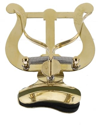 GEWA Marschnotställ Trumpet - Mässing - Stor Lyra - 2 knappar - Med klämma för bägarefäste