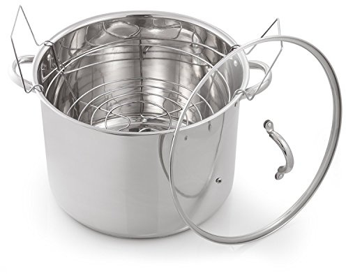 McSunley 620 medium rostfritt stål förbereda N koka vatten bad behållare, 21,5 kvarts, silver