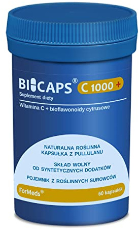 ForMeds Bicaps Vitamin C 1000 + Zitrus-Bioflavonoide 30 Portionen 60 Kapseln