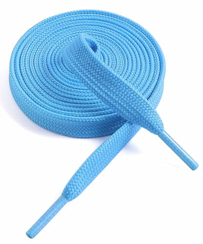 VSUDO 60cm Powder Blue Laces for Trainers, 24 Inch Blue Shoe Laces, 1 Pair
