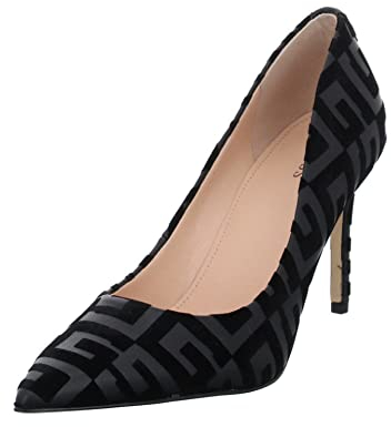 GUESS Damen Pumps Schuhe Piera 3 Pumps Synthetik Elegant Klassisch Logoprint elegant Pumps high Heel