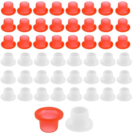 HASLED Auslaufsichere Wasserhahn-Dichtung 50 Stück, Silikon-Dichtung für Verschiedene Rohrverbindungsstücke - Bequem Anwendbar