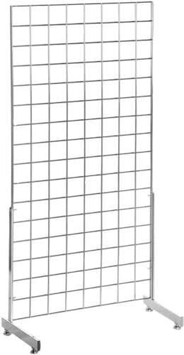 GridMesh Single Sided Stand - 1280mm High (4ft 2in) - Includes 'L' Legs Heavy Duty Grid Panel