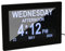 7 Zoll Digitale Kalender, Seniorenuhr und Digitale Uhr, Elektronischer Wandkalender, Wecker Kalender für Senioren & Demenzkranke (z.B. Alzheimer) mit 12 Individuelle Alarmerinnerungen (Schwarz)