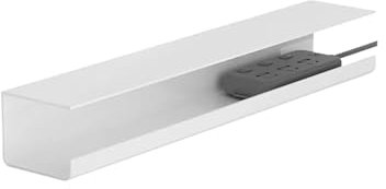 Bandeja Portacables Bajo La Mesa Bandeja de gestión de cables, organizador de cables debajo del escritorio, estante administrador de cables, soporte de caja de bandeja de almacenamiento de cables de g