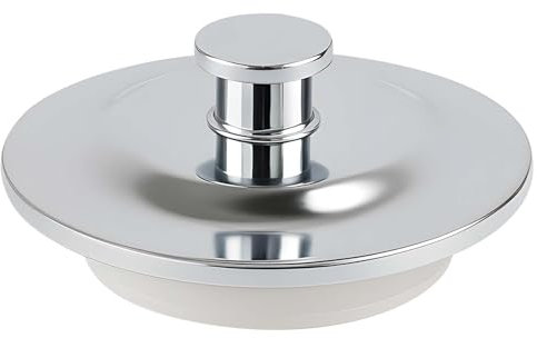 Universal Bath Plug For 42-44mm Holes, Plug Bath Replacement Kitchen Sink Bathtub Plug For Bathroom Silicone Stainless Steel Plug Bathtub Stopper Plugs For Sinks