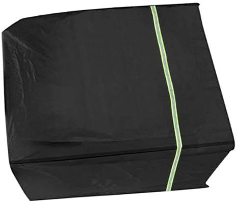 Milisten Housse de Mobilier Extérieur Imperméable Oxford avec Fermeture Éclair Ceinture Élastique et Poignées Protection Multifonction Vent et Uv pour Chaise de Plage Balançoire de Jardin