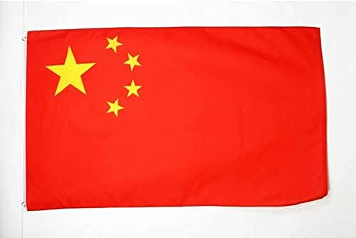 AZ FLAG - Flagge China - 150x90 cm - Chinesische Fahne 100% Polyester mit Messing-Ösen - 110g
