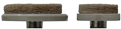 Felt Gard Furniture Legs Nail-in Pads, for Table & Chairs Feet, Beige, 25mm & 38mm, Pack of 20