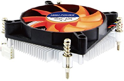 HIGH POWER® LGA-115x-mITX 1U Low-Profile Quiet 80mm Intel LGA 1150 1151 1155 1156 CPU Cooling Fan Mini ITX Micro ATX mITX PC i5 i7 Processor Cooler
