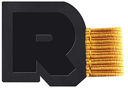 RHODIA 194188C - Porte-Stylo Autoadhésif Noir - 3 x 4 cm - pour Blocs Carnets, Agendas, Ordinateurs Portables ou Tablette Numérique - Collection Rhodiarama